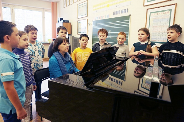 Необычный урок музыки прошел в детском саду